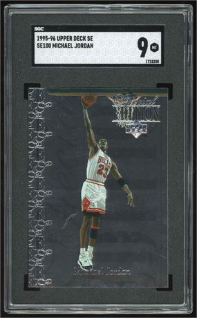 1995-96 Upper Deck SE Michael Jordan SGC 9 MINT