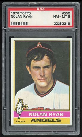 1976 Topps #330 Nolan Ryan PSA 8 NMMT