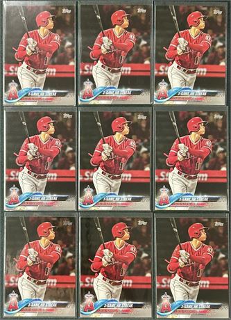 2018 Topps Update Shohei Ohtani RC Lot (9)
