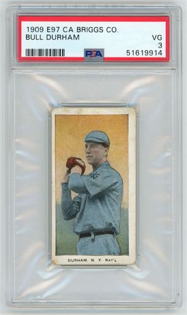 1909-11 E97 CA Briggs Co Bull Durham PSA 3 VG