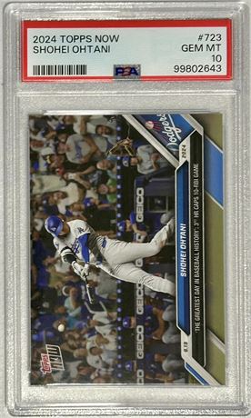 2024 Topps Now #723 Shohei Ohtani PSA 10 GEM MINT