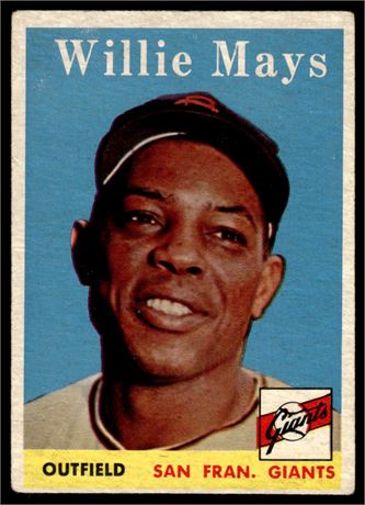 1958 Topps #5 Willie Mays GOOD w/ Wrinkle