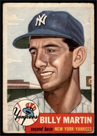 1953 Topps #86 Billy Martin Low Grade