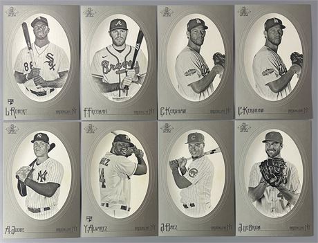 2020 Topps Allen & Ginter Box Topper Lot (8) w/ Judge, Y Alvarez RC