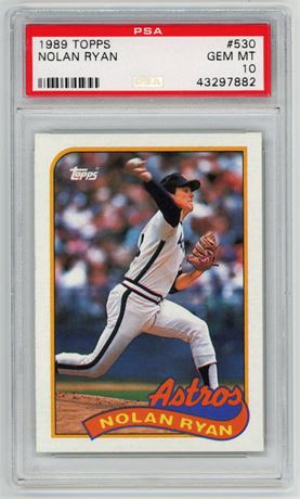 1989 Topps #530 Nolan Ryan PSA 10 GEM MINT