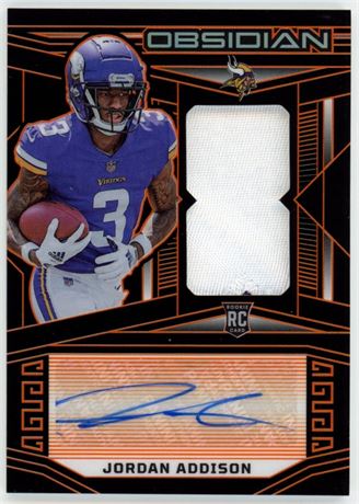2023 Panini Obsidian Jordan Addison 47/49 RPA