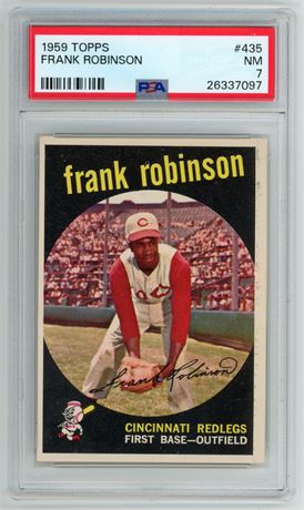 1959 Topps #435 Frank Robinson PSA 7 NM