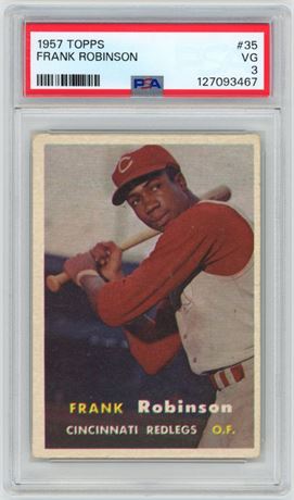 1957 Topps #35 Frank Robinson RC PSA 3 VG