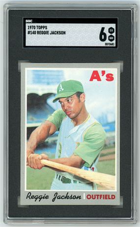 1970 Topps #140 Reggie Jackson SGC 6 EXMT