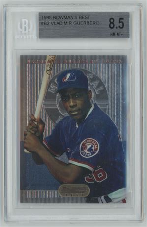 1995 Bowman's Best Vladimir Guerrero RC BGS 8.5 NMMT+