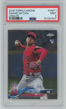 2018 Topps Chrome Update Shohei Ohtani RC PSA 9 MINT