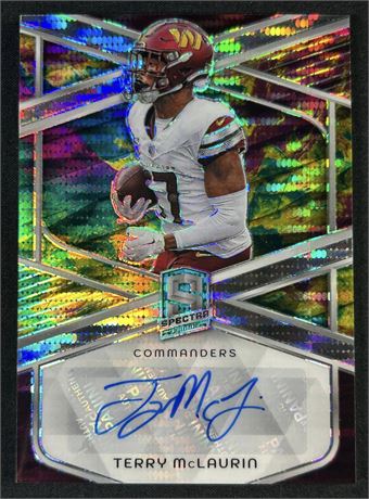 2024 Panini Spectra Terry McLaurin Celestial 49/75 Autograph