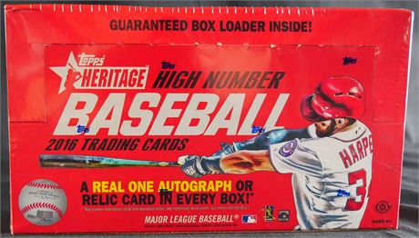 2016 Topps Heritage Baseball Series 2 High Numbers Factory Sealed