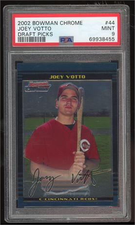 2002 Bowman Chrome Draft Picks #44 Joey Votto RC PSA 9 MINT