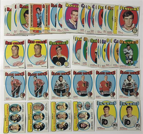 1972 Topps Hockey Lot (75) w/Stars VG Avg (READ)