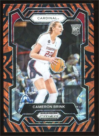 2024 Panini Prizm #89 Cameron Brink RC Tiger Stripes Case Hit