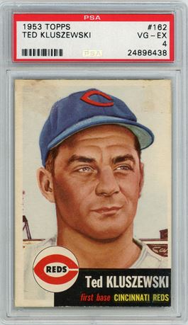 1953 Topps Ted Kluszewski PSA 4 VGEX