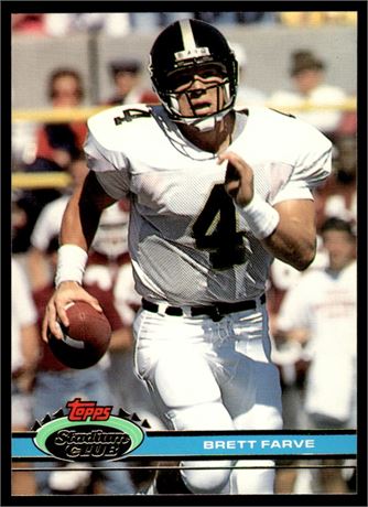 1991 Topps Stadium Club #94 Brett Farve RC