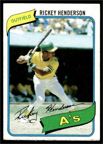 1980 Topps #482 Rickey Henderson RC Low Grade (READ)