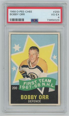 1968 OPC #200 Bobby Orr PSA 4 VGEX