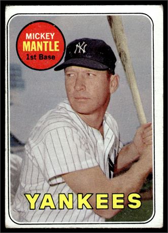 1969 Topps #500 Mickey Mantle GOOD