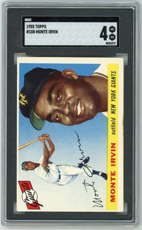 1955 Topps #100 Monte Irvin SGC 4 VGEX