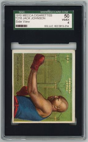 1910 T218 Mecca Jack Johnson RC Side View SGC 4 VGEX