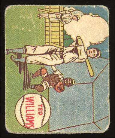 1943 M.P, & Co. R302-1 Ted Williams (Hand Cut) POOR