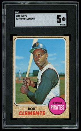 1968 Topps #150 Roberto Clemente SGC 5