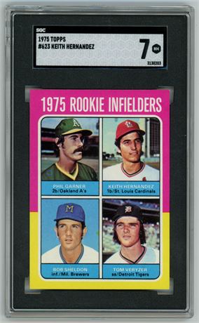 1975 Topps #623 Keith Hernandez RC SGC 7 NM
