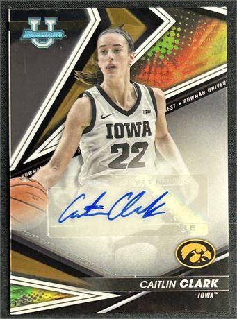 2023 Topps Bowman U Best Caitlin Clark RC Autograph