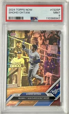 2024 Topps Now Shohei Ohtani Foil Short Print PSA 9 MINT