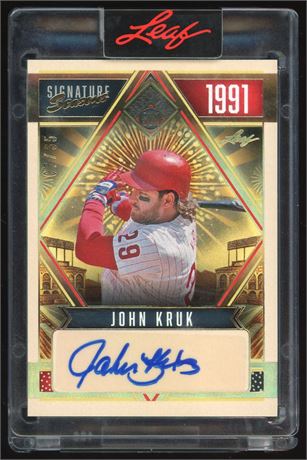 2025 Leaf Signature Series John Kruk 7/35