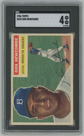 1956 Topps #235 Don Newcombe SGC 4 VGEX