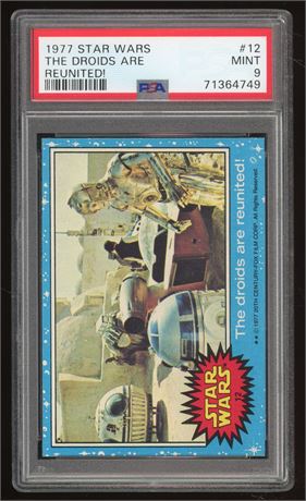 1977 Star Wars #12 The Droids are Reunited! PSA 9 MINT
