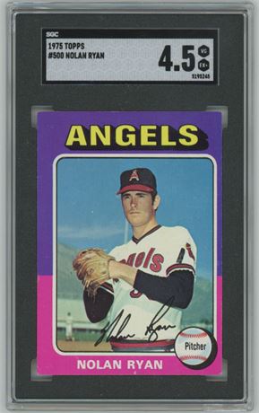 1975 Topps #500 Nolan Ryan SGC 4.5 VGEX+