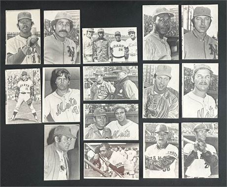 1974 Broder Mets Tour of Japan Partial Set (15/20) w/ Sadaharu Oh, Berra, Seaver