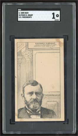 1885 H602 US Presidents Ulysses S. Grant SGC 1 POOR