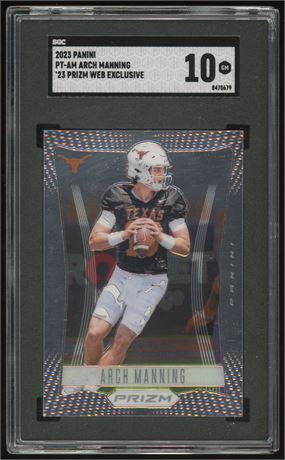 2023 Panini Prizm '23 Web Exclusive Arch Manning SGC 10 GEM MINT