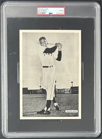 1954 All-Star Willie Mays Photo Pack PSA 2 GOOD Pop 3, Only 12 Higher RARE