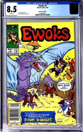 Ewoks #3 (1985) CGC 8.5 Newsstand Edition