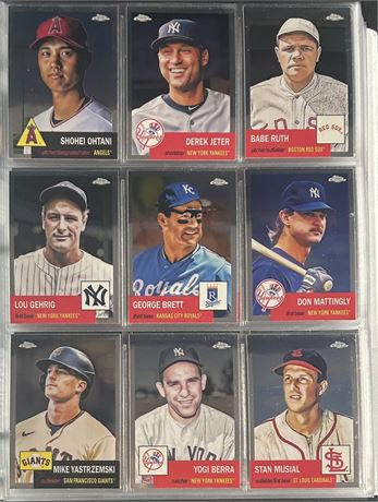 2022 Topps Chrome Baseball Complete Set (1-500) w/ Shohei Ohtani