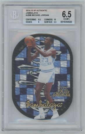 2014-15 SP Authentic Jambalaya #JBMI Michael Jordan BGS 6.5 EXMT