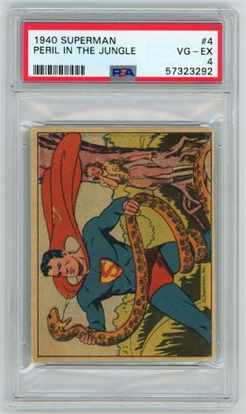 1940 Superman #4 Peril In The Jungle PSA 4 VGEX