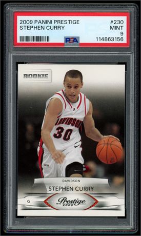 2009 Panini Prestige #230 Stephen Curry RC PSA 9 MINT