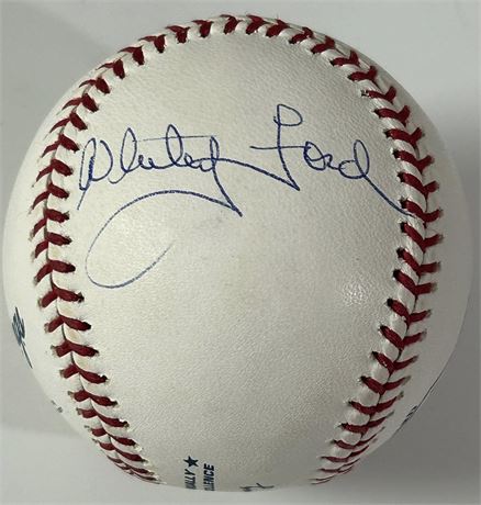 Whitey Ford Signed "Cy Young Award Winner" Baseball JSA