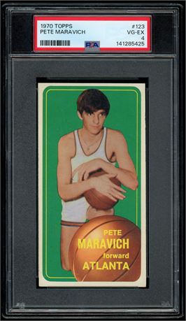 1970 Topps #123 Pete Maravich RC PSA 4