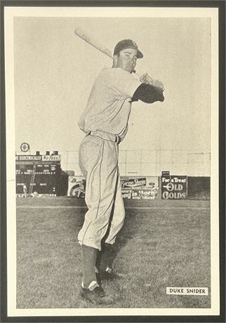 1954 All-Star Duke Snider Photo Pack RARE