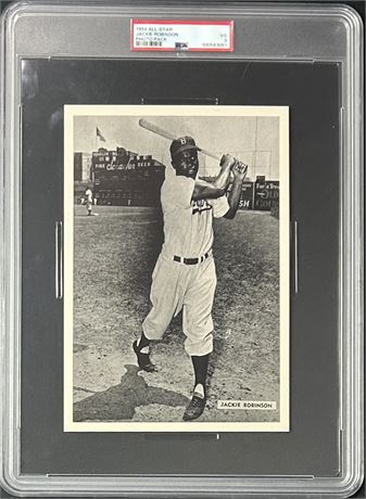 1954 All-Star Jackie Robinson Photo Pack PSA 3 VG Pop 7, Only 7 Higher RARE