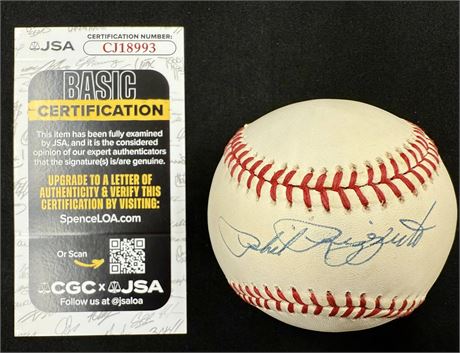Phil Rizzuto Signed Official Major League Baseball JSA